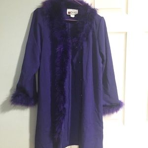 Vintage Dolce feather coat